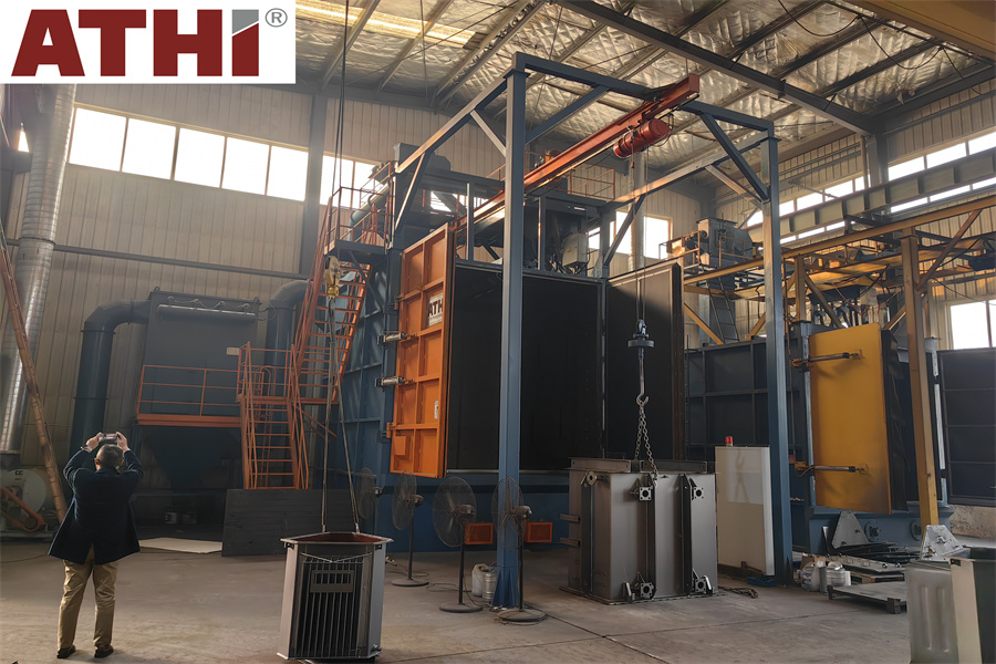 Дробеметная установка подвесного типа QAT3730 для очистки трансформаторов